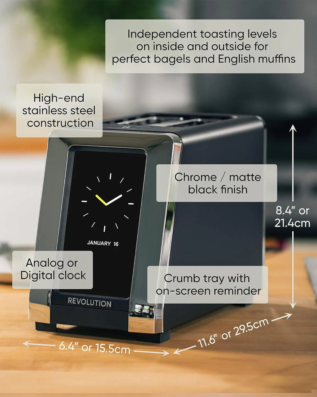 ⚡ High-Speed Touchscreen Smart Toaster – The Future of Perfect Breakfasts 🍞✨